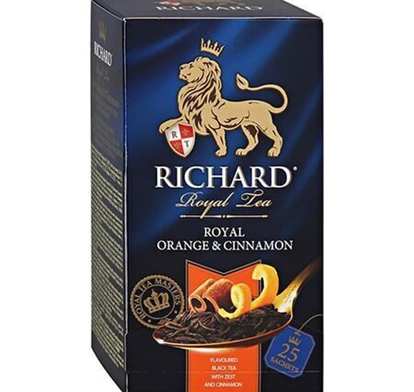 Чай Ричард черный 25пак по 2г Orange & Cinnamon купить с доставкой в Канске