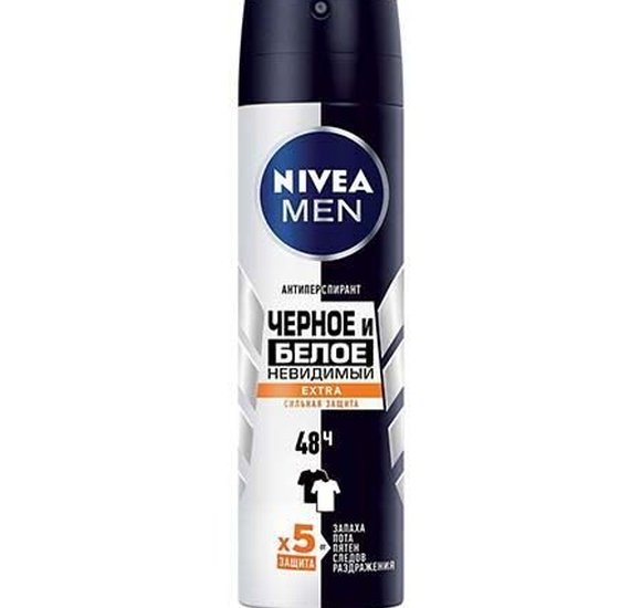 Дезодорант Nivea men Черное и белое Extra 150мл купить с доставкой в Канске