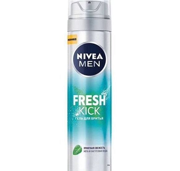 Гель для бритья Nivea for Men Fresh Kick 200мл купить с доставкой в Канске