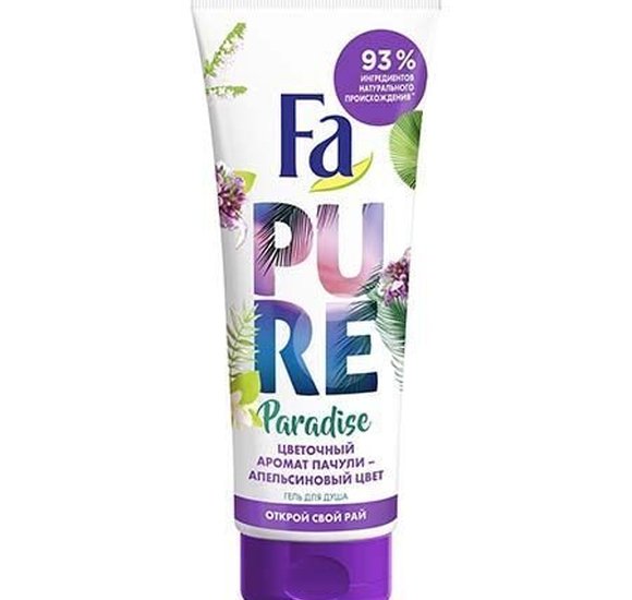 Гель для душа Fa Pure Paradise Пачули Апельсиновый цвет 200мл купить с доставкой в Канске