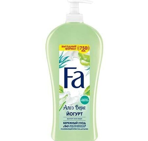 Гель для душа Fa Yoghurt Алоэ вера 750мл купить с доставкой в Канске