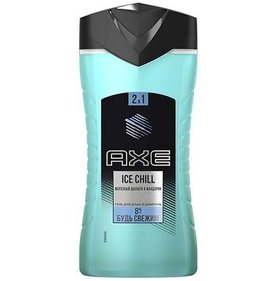 Фото товара Гель для душа и шампунь AXE Ice Chill Морозный шалфей и мандарин 250мл