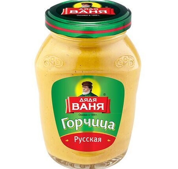 Горчица Дядя Ваня Русская 140г купить с доставкой в Канске