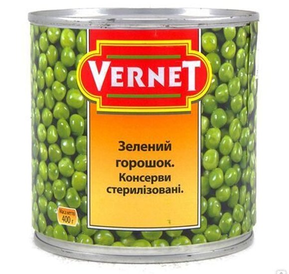 Горошек зеленый Vernet 425мл ж/б купить с доставкой в Канске