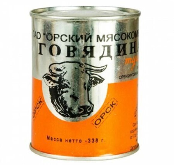 Говядина тушеная Орск в/с ГОСТ 338г купить с доставкой в Канске