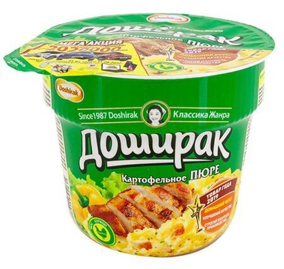 Картофельное пюре Доширак 40г курица купить с доставкой в Канске
