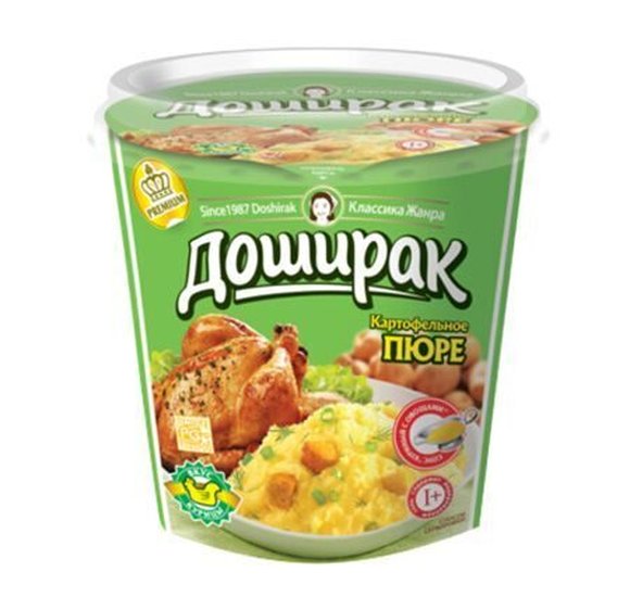 Картофельное пюре Доширак 52г вкус курицы стакан купить с доставкой в Канске