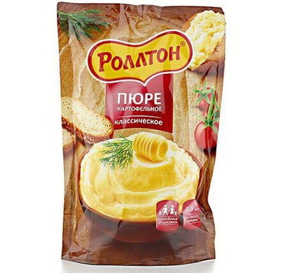 Картофельное пюре Роллтон 240г классическое купить с доставкой в Канске