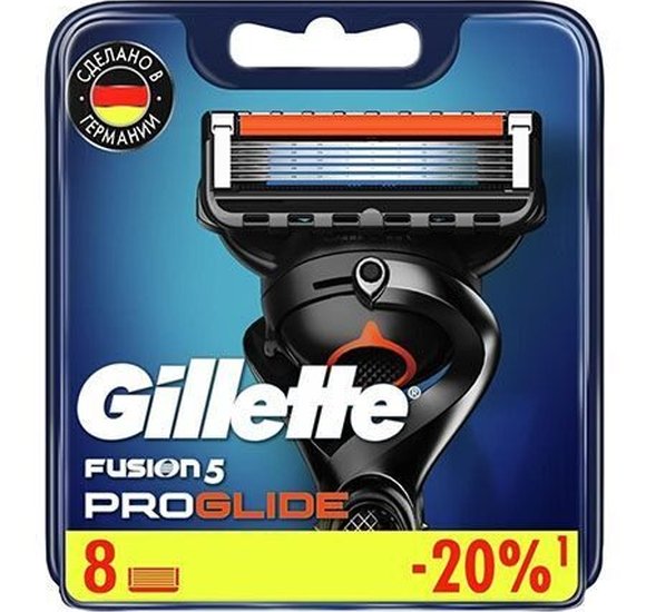 Кассеты Gillette Fusion Proglide 8 шт. купить с доставкой в Канске