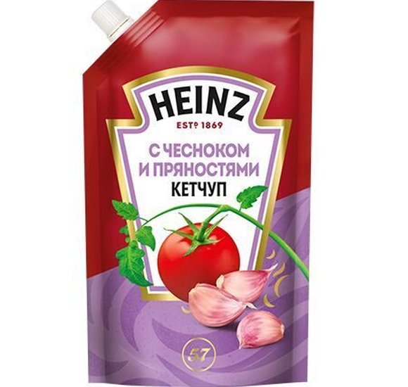 Кетчуп Heinz с чесноком и пряностями 320г м/у купить с доставкой в Канске