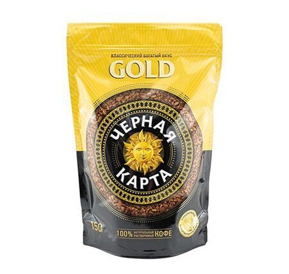 Кофе Черная карта 285г Gold м/у купить с доставкой в Канске