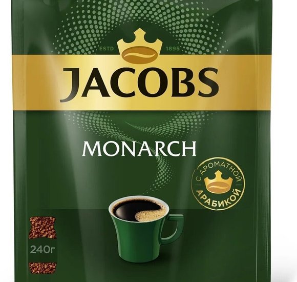 Кофе Jacobs Monarch 240г м/у купить с доставкой в Канске