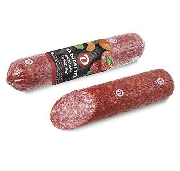 Колбаса Вкусный праздник с/к в/у 300г Дымов купить с доставкой в Канске