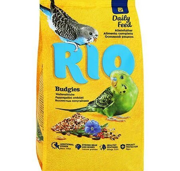 Корм Rio 500г для волнистых попугаев Основной рацион купить с доставкой в Канске