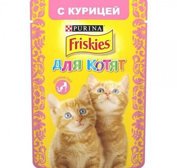 Корм для котят Фрискис Курица 85г купить с доставкой в Канске