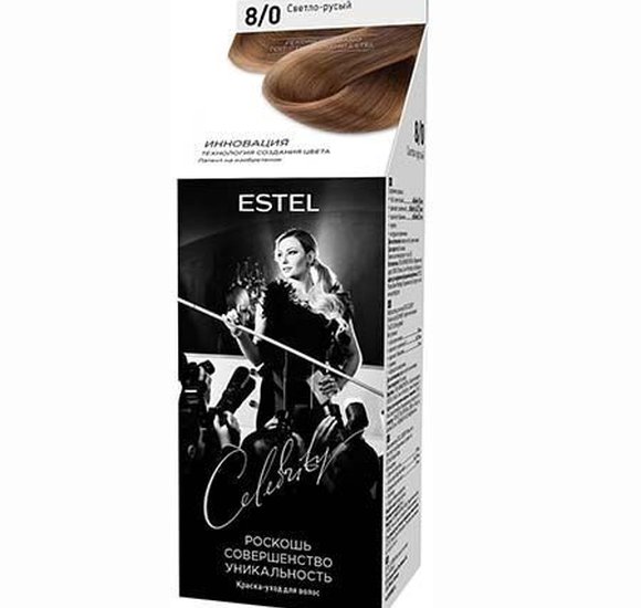 Краска для волос Estel Celebrity 8.0 Светло русый купить с доставкой в Канске