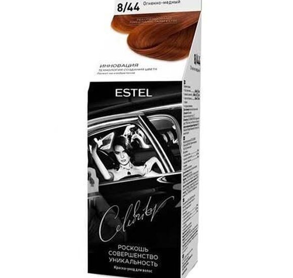 Краска для волос Estel Celebrity 8.44 Огненно-медный купить с доставкой в Канске