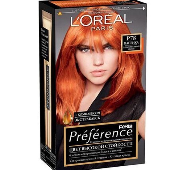 Краска для волос Loreal Preference Р78 Паприка купить с доставкой в Канске
