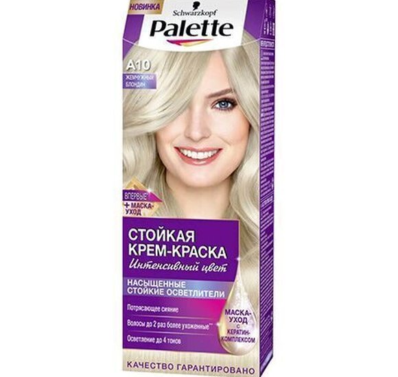 Краска для волос Palette А10 Жемчужный блондин// купить с доставкой в Канске