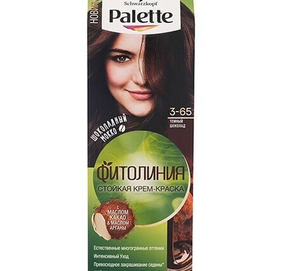 Краска для волос Palette Фитолиния 3-65 Темный шоколад купить с доставкой в Канске