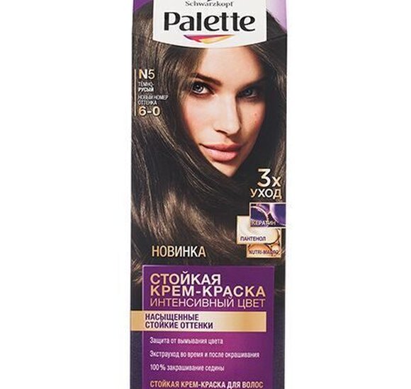 Краска для волос Palette N5 Темно русый// купить с доставкой в Канске