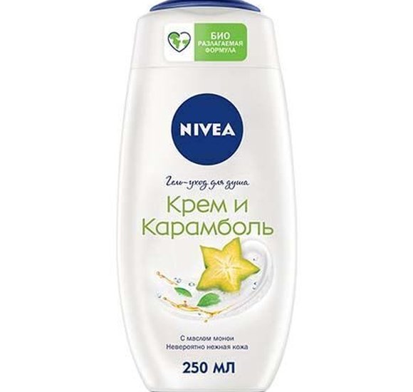 Крем гель для душа Nivea 250мл Карамболь купить с доставкой в Канске