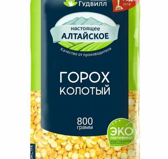 Крупа Гудвилл 800г Горох колотый купить с доставкой в Канске