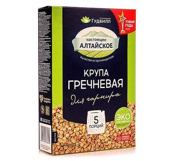 Крупа Гудвилл Гречневая ядрица 5пак по 80г купить с доставкой в Канске