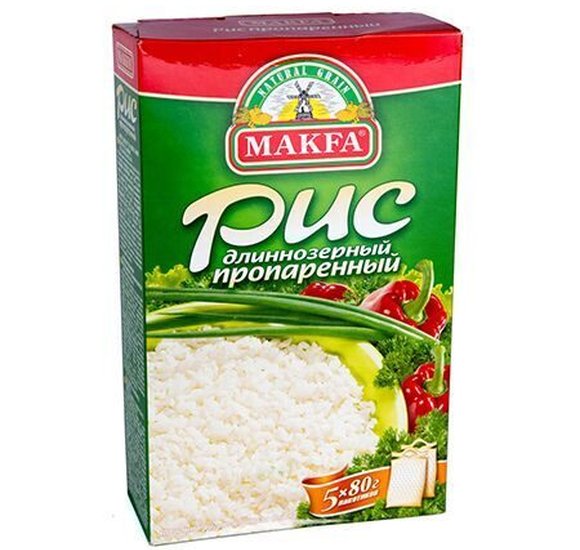 Крупа Макфа Рис круглозерный 5пак по 80г купить с доставкой в Канске