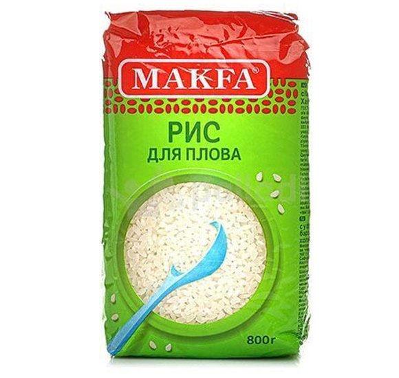 Крупа Макфа рис для плова 800г купить с доставкой в Канске
