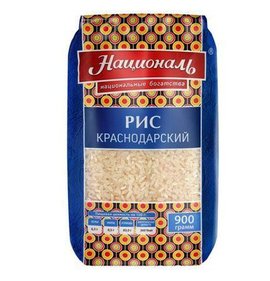 Фото товара Крупа Националь Рис Краснодарский 900г