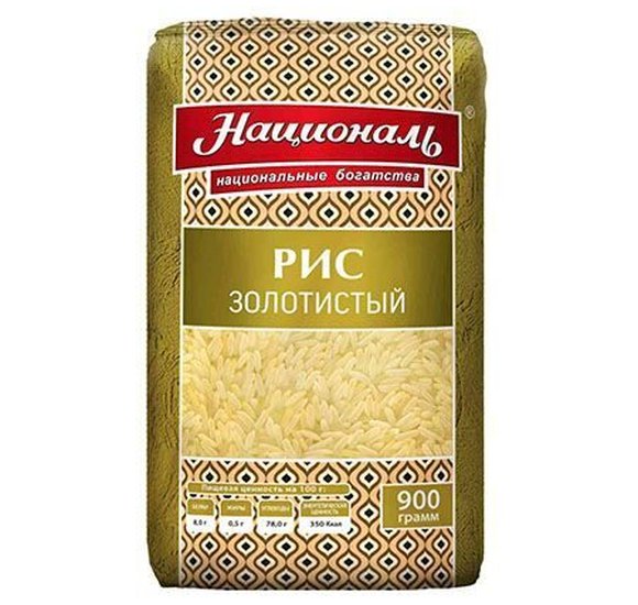 Крупа Националь Рис Золотистый 900г купить с доставкой в Канске