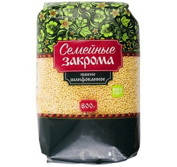 Крупа Семейные закрома 800г пшено шлифованное купить с доставкой в Канске