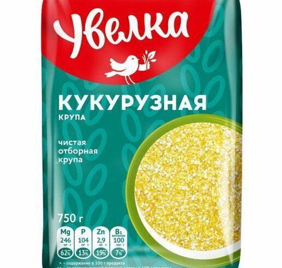 Крупа Увелка Кукурузная 750г купить с доставкой в Канске