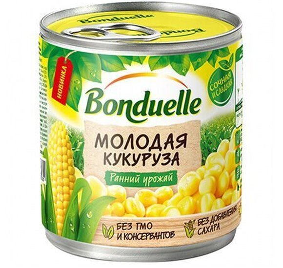 Кукуруза Бондюэль Молодая 212мл купить с доставкой в Канске
