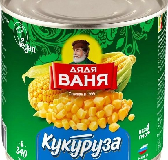 Кукуруза Дядя Ваня сладкая 340г купить с доставкой в Канске