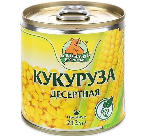 Кукуруза Медведь любимый десертная 425мл купить с доставкой в Канске
