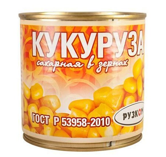 Кукуруза Рузком в/с 400мл ГОСТ купить с доставкой в Канске