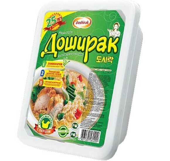 Лапша Доширак 90г вкус острой курицы купить с доставкой в Канске