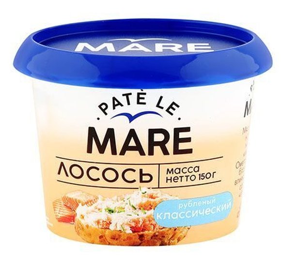 Лосось Балтийский берег Pate Le Mare рубленый классический 150г купить с доставкой в Канске