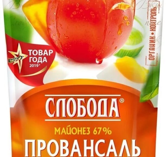 Майонез Слобода провансаль 67% 375гр купить с доставкой в Канске