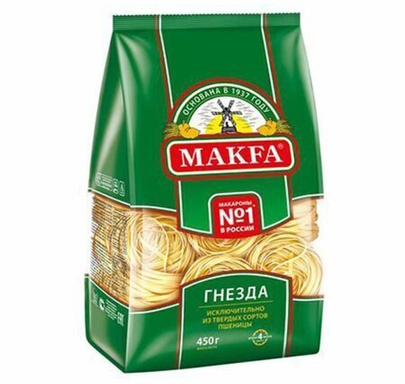 Макароны Макфа Гнезда Тальятелле 450г купить с доставкой в Канске
