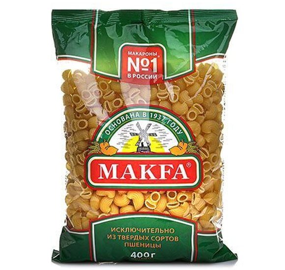 Макароны Макфа Улитки 400г купить с доставкой в Канске