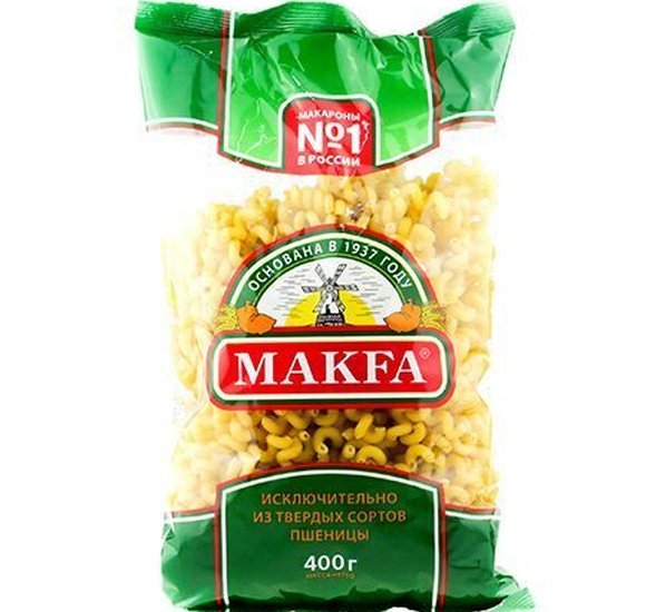 Макароны Макфа Виток 400г купить с доставкой в Канске