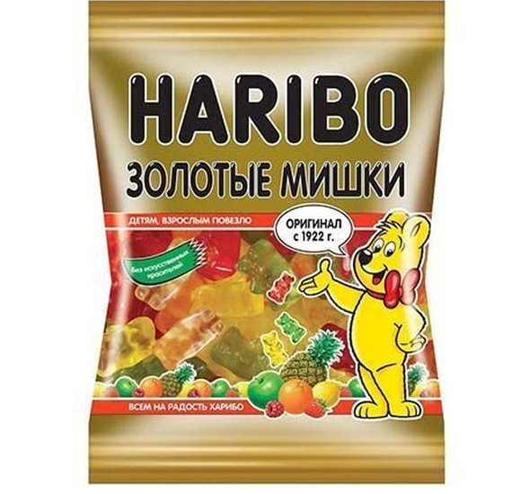 Мармелад жев Харибо 80г Золотые мишки купить с доставкой в Канске