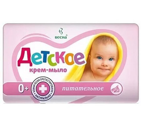 Мыло детское Весна Питательное 90г купить с доставкой в Канске