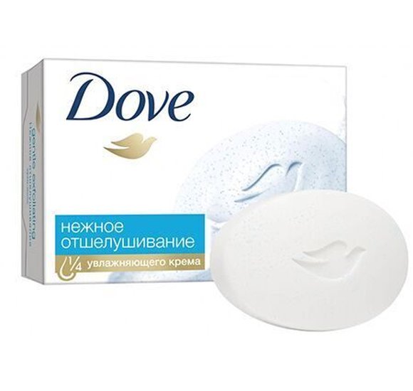 Мыло крем Dove Нежное отшелушивание 100г купить с доставкой в Канске