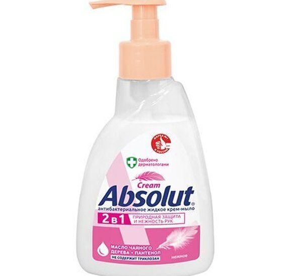 Мыло жидкое Absolut Нежное 250мл купить с доставкой в Канске