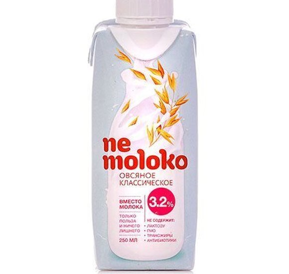 Напиток овсяный Ne moloko Классический 3,2% 0.25л купить с доставкой в Канске