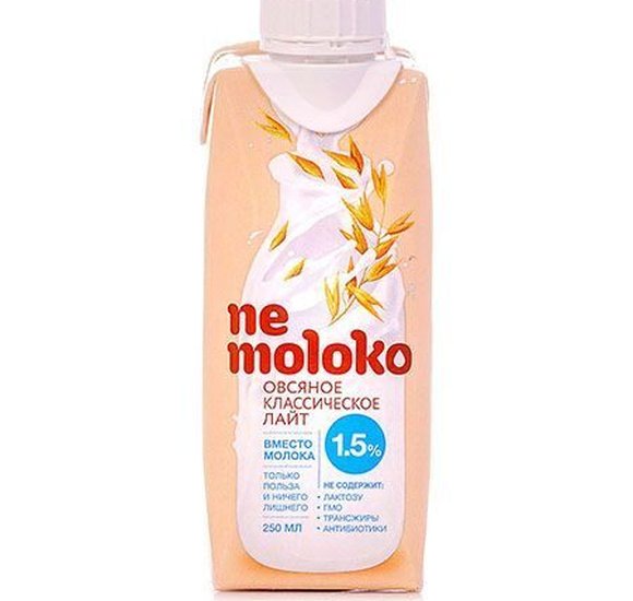 Напиток овсяный Ne moloko Классический Лайт 1.5% 0.25л купить с доставкой в Канске